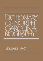 Cover of 'Dictionary of North Carolina Biography' by William S. Powell 