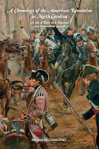 Cover of 'A Chronology of the American Revolution in North Carolina' by Michael W. Coffey 