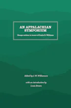 Cover of 'An Appalachian Symposium' by J. W. Williamson 