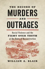 Cover of 'The Record of Murders and Outrages' by William A. Blair 