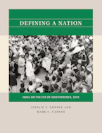 Cover of 'Defining a Nation' by Ainslie T. Embree and Mark C. Carnes 